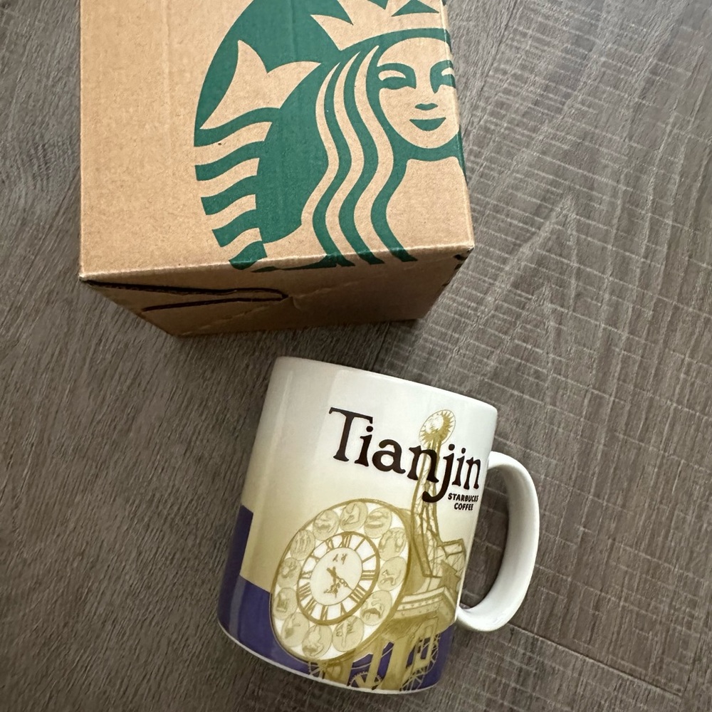New Starbucks Collector Series Ceramic 16oz Mug TIANJING